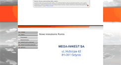 Desktop Screenshot of megainwest.pl