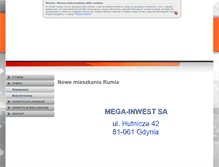 Tablet Screenshot of megainwest.pl